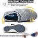 ALASON Diabetic Shoes for Women - Extra Wide Fit Slip-On Orthopedic Walking Shoes - Memory Foam Swollen Slippers for Arthritis and Edema - Non Slip Air Cushion Design - Blue, Size 41EU/Lable44 - Buy Online on GoSupps.com