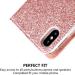 Buy Okzone Luxury Bling iPhone Xs Max Case - Rose Gold PU Leather Wallet Flip Cover | Premium Protection for Apple iPhone XS MAX - Buy Online on GoSupps.com