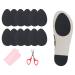 Non-Slip Shoes Pads Set. Self-Adhesive Non-Skid Shoe Pads .Foot Anti Slip Shoe Grips for High Heels. Non-Slip Noise Reduction (12 pcs Set)
