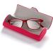 FEFI Sturdy Hardcase Glasses Case - Colorful Blue Linen Look | Durable & Stylish Eyewear Protection - Buy Online on GoSupps.com