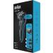 Buy Braun Series 5 CS Razor for Men - Electric Shaver with 3 Flexible Blades & Beard Trimmer | M4500CS Turquoise & 53B Black - International Shipping Available - Buy Online on GoSupps.com