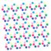 COHEALI 1000pcs Non-woven Gasket Black Felt Upholstery Supplies Diy Supplies Diy Hairpin Accessories Wafer
