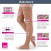 Buy Medi Assure 20-30 mmHg Thigh High Compression Stockings Open Toe Silicone Top Band X-Large Beige | Best Leg Circulation Support for Women - Buy Online on GoSupps.com