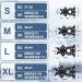 Trusiel Shoe Spikes - 11 Most Clamps Crampon for Ice and Snow - Black Slip-On Spikes for Outdoor Sports & Climbing - Buy Online on GoSupps.com
