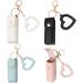 Buy Lipstick Purse & Case - 2PCS Portable Lipstick Holder Set with Heart Mirror | Stylish Gift for Women - Black & White - Buy Online on GoSupps.com
