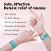 MEIYYJ Anti Sickness Travel Bands for Adults & Pregnant Women - Motion Sickness Relief (Small Size) - Green Leaf Pink Love - Buy Online on GoSupps.com