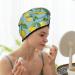 Hair Towel Wrap - Quick Drying Turban with Button - Lemon Color | Hair Drying Solution for All Hair Types - Buy Online on GoSupps.com