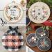 Bamboo Embroidery Hoops Set - 6PCS Circle Cross Stitch Rings for Holiday Ornaments & DIY Crafts - Sizes 4.7 to 10.6 - Handcrafted Sewing Accessories - Buy Online on GoSupps.com