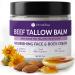 Intimate Rose Whipped Beef Tallow for Skin, Face & Body - Doctor Recommended 100% Grass Fed Balm with Organic Honey & Calendula - Natural Moisturizer for Dry Sensitive Skin - Unscented, 2oz.