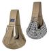 Cuby carriers dogs little dog cats sling pet carrier single shoulder pet bag for travel dog reed (khaki) not adjustable soft cotton khaki