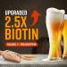 CRAZY SKIN Biotin Beer Shampoo 3.38 fl.oz - Hair Loss & Regrowth Treatment | Sulfate-Free Travel Size Shampoo for Thinning Hair | Beer Yeast Infused for Hair Thickening - 100ml - Buy Online on GoSupps.com