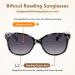 Buy Madison Avenue Vintage Bifocal Reading Sunglasses for Women - Classic UV Protection Sun Reader Glasses in Grey Demi +1.5 - Buy Online on GoSupps.com