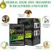 Herbal Hair Dye Shampoo - Instant Gray Coverage Ammonia Free & Long Lasting | 3-In-1 Bubble Color for Men & Women - Black (10 Bags/Box - Buy Online on GoSupps.com