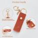 NICENEEDED 2 Pack Lipstick Organizer Keychain | Portable Leather Lipstick Case & Lip Gloss Bag for Women | Travel Storage Holder for Lip Balm & Lipstick - Buy Online on GoSupps.com