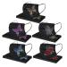 WEXCV 50 piece of mouth protection adults disposable 3-layer with motif colored mouth and nose protection print towels breathable mouth-tube bandana scarf scarves for men women black l e