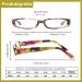 Cojwis 4 Pack Women's Reading Glasses - Stylish Patterns Spring Hinges 2.00x Magnification 4 Colors - Buy Online on GoSupps.com