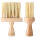 2 pieces barber neck duster brush - professional hair cutting brush barber fade brush neck duster dusting hairbrush to brush off hair around neck and ears after the haircut