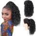 Yuanqu Curly Ponytail Extension - Drawstring Ponytails for Black Women | Synthetic Curly Hair Extension - Buy Online on GoSupps.com