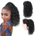 Kagodri wig ponytail African small curly ponytail women's extension with a cord Brazilian curly ponytail