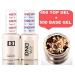 Daisy DND 400 Top Gel & 500 Base Gel DUO SET | All In One Soak off Gel Base & Top Coat KIT with Bonus Glitter | Made in USA | 0.5 Fl Oz (Pack of 2) - Buy Online on GoSupps.com