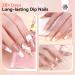 Saviland Dip Powder Nail Kit - French Nail Starter Set with 4 Colors Keratin Dipping Powder, Tips, Glue, Base & Top Coat - No UV Lamp Needed - Buy Online on GoSupps.com