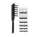 CombPal Scissor Clipper Over Comb Hair Cutting Tool - Barber Hair cutting kit - DIY Home Hair cutting Guide Comb Set (Classic Set, Black) Black 1 Count (Pack of 1)