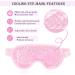 Cooling Eye Mask with Gel Bead Reusable Hot Cold Gel Eye Mask for Puffy Eyes Dark Circles Bags Dry Eyes Migraine Relief Headache Stress Relief Insomnia Sinus Pain (Pink) - Buy Online on GoSupps.com