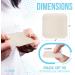 JJ CARE Hydrocolloid Dressing Pack - 10 Count | 4x4 Self-Adhesive Wound Dressings for Bedsores, Blisters, and Acne - Buy Online on GoSupps.com