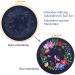 Caydo Embroidery Kit for Beginners - Floral Cross Stitch Set with Fabric, Hoop, Thread, and Tools - Buy Online on GoSupps.com