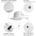 Men's UV Protection Wide Brim Sun Hat XL - White Bucket Fishing Safari Boonie - Buy Online on GoSupps.com