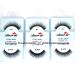 3 Pairs AmorUs 100% Human Hair False Eyelashes + Free Earrings - Red Cherry Long Style (#01) | International Shipping Available - Buy Online on GoSupps.com
