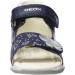 Geox Baby Girl's Sandal Tapuz First Steps - Navy Silver | Size 4.5 UK Child - Buy Online on GoSupps.com