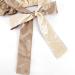 WEIPAO Silk Satin Bonnet - Large Double Sided Reversible Hair Wrap for Curly Hair - Coffee + Champagne - Buy Online on GoSupps.com