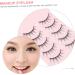 FRCOLOR 5 Pairs Eyelash Fake False Lash Fluffy Volume Thick Lashes Reusable Lashes Dollsthetic Lashes Multi-layer Lashes Makeup Lash Fiber Adhesive Natural 3d - Buy Online on GoSupps.com