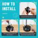 ROSAUI Cat Toy Set - Interactive Self-Entertainment for Cats - Bird Suction Cup Wand with 4 Wands and 6 Refills - Dual Ports Base Included - Buy Online on GoSupps.com