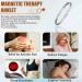 EnerCoppeX Magnetic Ankle Bracelet for Women Stainless Steel Lymph Detox Anklet 3500 Gauss Effective Magnet (SAC-1234SDW) - Buy Online on GoSupps.com