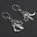 Feyley Earrings | Handmade Raw Crystal Moon & Star Dangle Witch Jewelry | Heavenly Healing Quartz | Unique Women s Gift - Buy Online on GoSupps.com