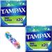 Cardboard Applicator Bundle with Tampax Blue Box 40 Tampons Bundle (2 Packs of 20) | Leak Protection | Super Absorbent | Fragrance-Free | with Oerich Mini Nail Files - Buy Online on GoSupps.com
