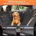 Waterproof Dog Car Seat Cover | Scratchproof Pet Hammock with Side Flaps | Washable Nonslip Backseat Protector for Cars, Trucks, SUVs - Grey - Buy Online on GoSupps.com