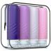 Gemice silicone travel bottles set 90ml 4 pieces of travel bottles for filling leak-proof cosmetic bottles for filling travel container bpa-free FDA approved for filling shower gel lotion purple