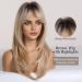 BLONDE UNICORN Long Ombre Blonde Synthetic Hair Wig for Women - Layered, Middle Part, Natural Look - Buy Online on GoSupps.com
