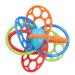 MOUMOUTEN Flexible Baby Teething Toys Food Grade Silicone Teething Ring Rattle Teether Grasping Activity Toy Infant Soothing Sensory Teether