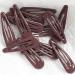 6Pcs 5CM Burgundy Snap Hair Clips - School Colours Hair Accessories for Girls & Women - Buy Online on GoSupps.com