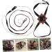 FOMIYES Turtle Leash Turtle Toys for Aquatic Turtles Turtle Harness Strap Small Pets Training Animals Harness Strap Live Turtle Tortoise Chest Collar Rope Leather Accessories Outdoor 120X0.8X0.2cm Black - Buy Online on GoSupps.com