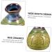 DOITOOL 1 Set Aromatherapy Bottle Condiment Container Ceramic Bottle Porcelain Vinegar Pot Diffuser Essential Oil Bottle with Stopper Liquid Containers Art Lotion Ornaments Ceramics Mini 9.5X5.5cm Green - Buy Online on GoSupps.com