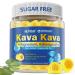 NEVISS Kava Kava Gummies for Calm, Relaxation & Natural Sleep | w/GABA, Ashwagandha, Magnesium, Vitamin B6 D3 | High Potency Kava Root Extract Supplement | Sugar-Free, Melatonin-Free, Vegan 60 Ct