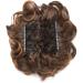 Curly Wavy Hair Extensions Up Do Drawstring Ponytail in Dark Brown to Light Auburn - Buy Online on GoSupps.com