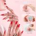 ANGNYA Pink Nail Dust Brush with Rhinestones | Fluffy Makeup Brush for Acrylic Nails & Dip Powder Removal | Nail Art Clean Up Tool - Buy Online on GoSupps.com
