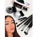 Gorvalin Black and White Gel Eyeliner Set with Brushes - Waterproof 2-in-1 Cream Eyeliner & Eyebrow Gel Kit - Buy Online on GoSupps.com