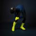 Gripgrab Flandria Waterproof Racing Bike Overshoes | Hi-Vis Yellow Knitted Aero Cover Socks XL (45-47) - Ultimate Rain Protection - Buy Online on GoSupps.com